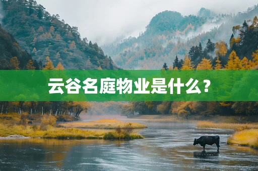 云谷名庭物业是什么？