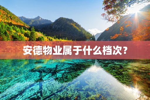 安德物业属于什么档次？