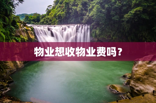 物业想收物业费吗？