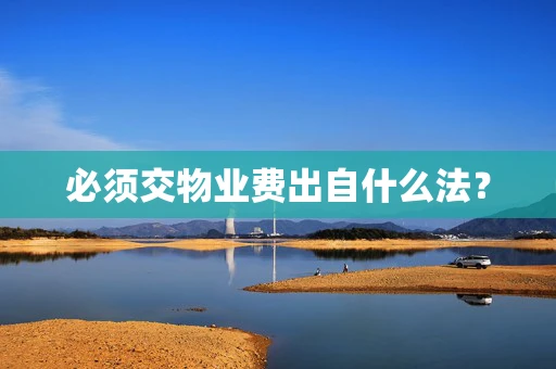 必须交物业费出自什么法？