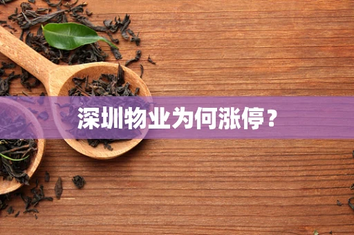 深圳物业为何涨停？