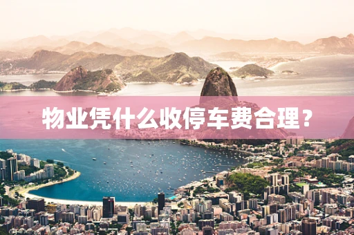物业凭什么收停车费合理？