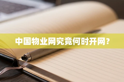 中国物业网究竟何时开网？