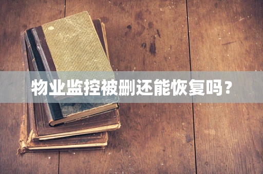 物业监控被删还能恢复吗？