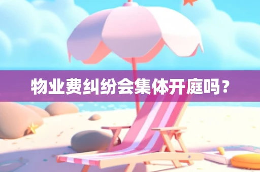 物业费纠纷会集体开庭吗？
