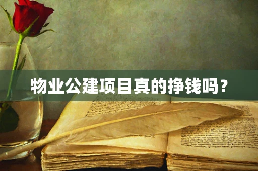 物业公建项目真的挣钱吗？