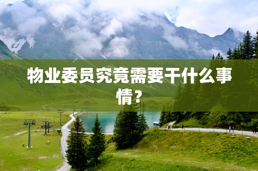 物业委员究竟需要干什么事情？