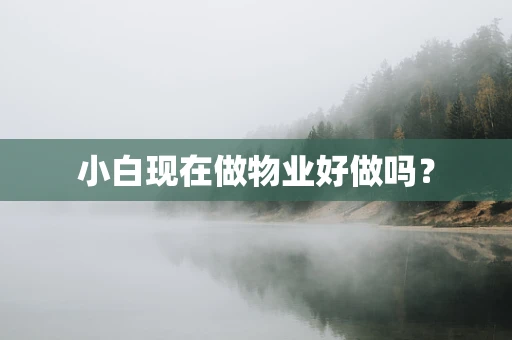 小白现在做物业好做吗？