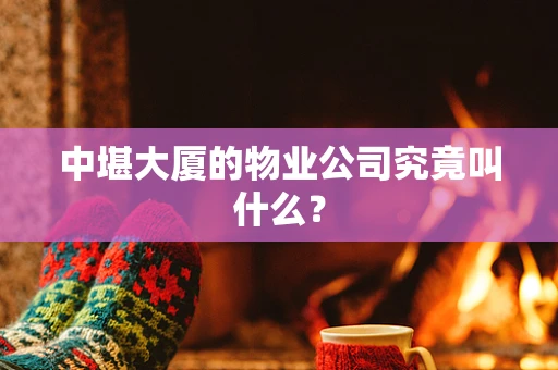 中堪大厦的物业公司究竟叫什么？
