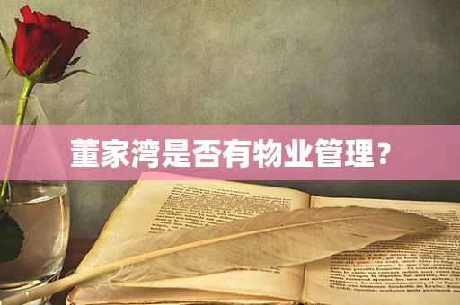 董家湾是否有物业管理？