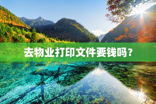 去物业打印文件要钱吗？