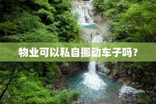 物业可以私自挪动车子吗？