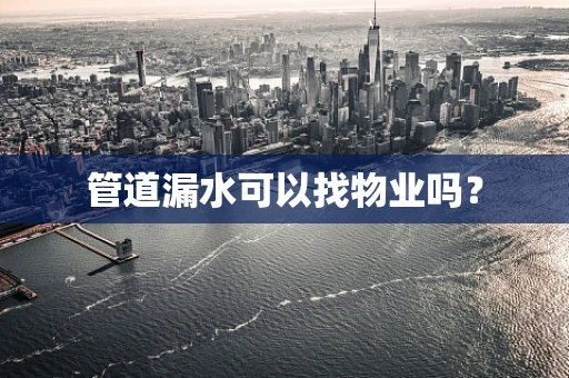 管道漏水可以找物业吗？