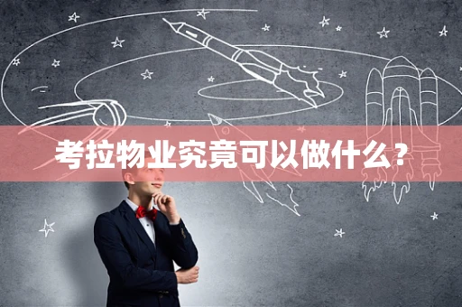 考拉物业究竟可以做什么？