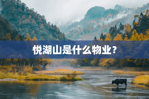 悦湖山是什么物业？