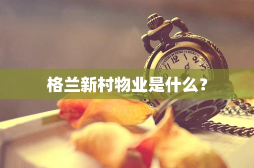 格兰新村物业是什么？