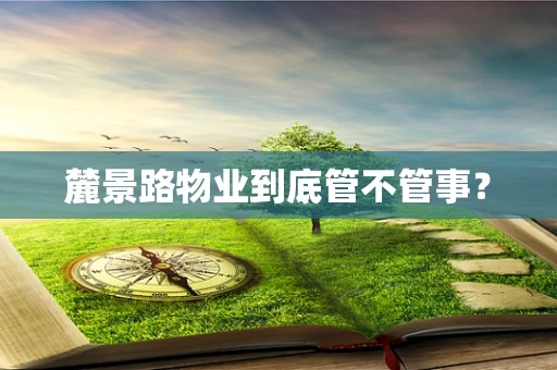 麓景路物业到底管不管事？