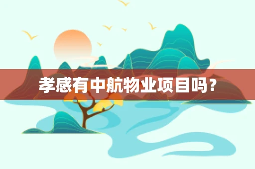 孝感有中航物业项目吗？