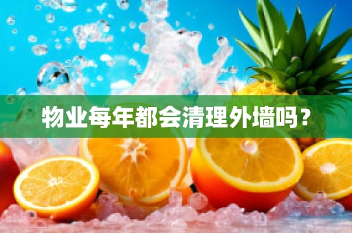 物业每年都会清理外墙吗？