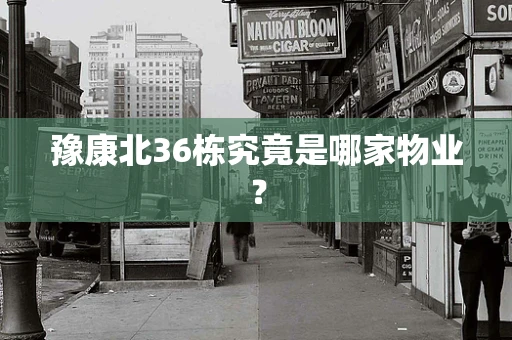 豫康北36栋究竟是哪家物业？