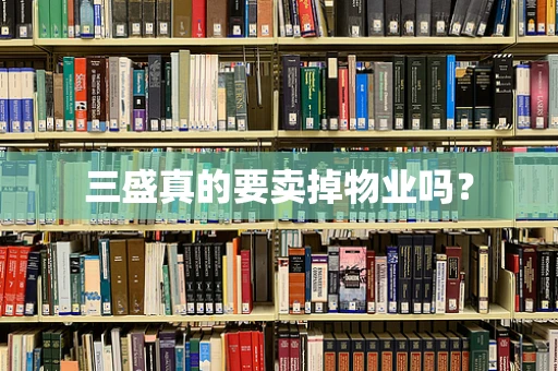 三盛真的要卖掉物业吗？
