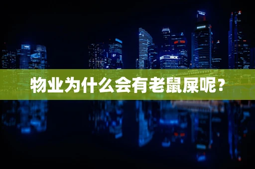 物业为什么会有老鼠屎呢？