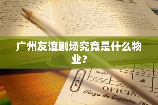 广州友谊剧场究竟是什么物业？