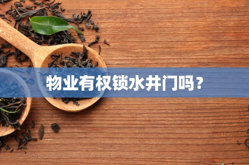 物业有权锁水井门吗？