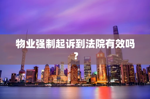 物业强制起诉到法院有效吗？